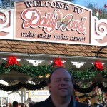 Entrance of the Dollywood theme park.